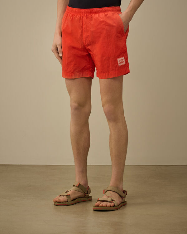 C.p. Company Chrome-E Swim Shorts POINCIANA - ORANGE
