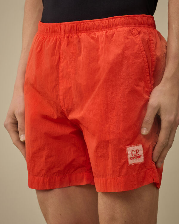 C.p. Company Chrome-E Swim Shorts POINCIANA - ORANGE