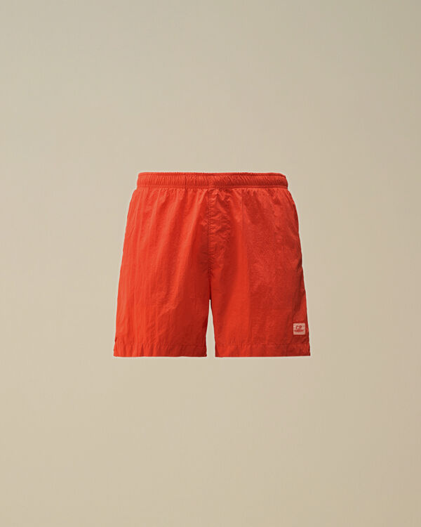 c.p. company Chrome-E Swim Shorts POINCIANA - ORANGE
