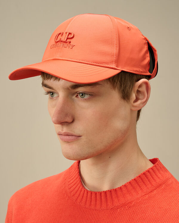 C.p. Company Chrome-R Goggle Cap POINCIANA - ORANGE