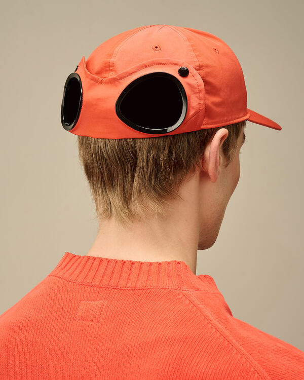 C.p. Company Chrome-R Goggle Cap POINCIANA - ORANGE