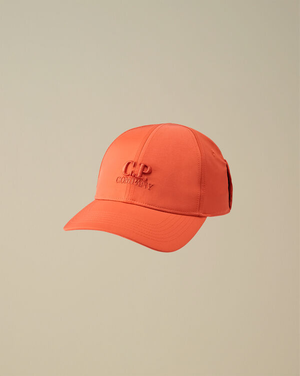 c.p. company Chrome-R Goggle Cap POINCIANA - ORANGE