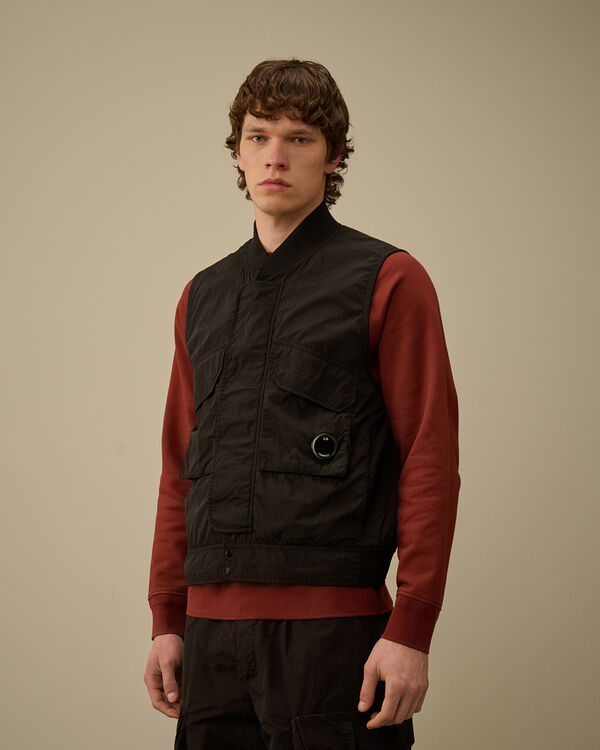 C.p. Company Chrome-R Lens Vest BLACK