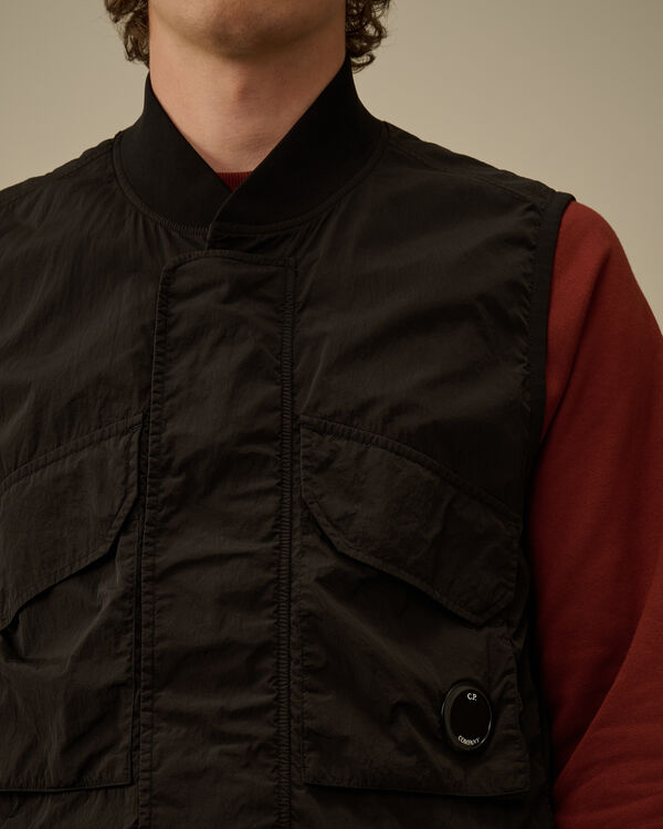 C.p. Company Chrome-R Lens Vest BLACK