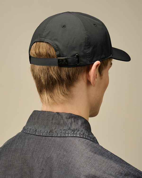 C.p. Company Chrome-R Logo Cap BLACK