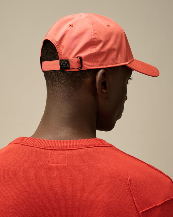 C.p. Company Chrome-R Logo Cap POINCIANA - ORANGE