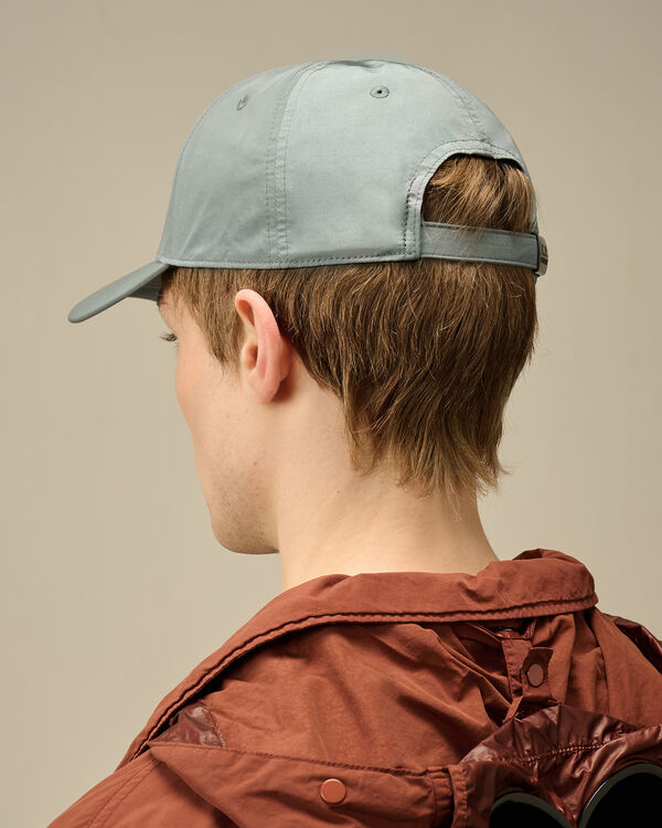 C.p. Company Chrome-R Logo Cap STORMY WEATHER - BLUE