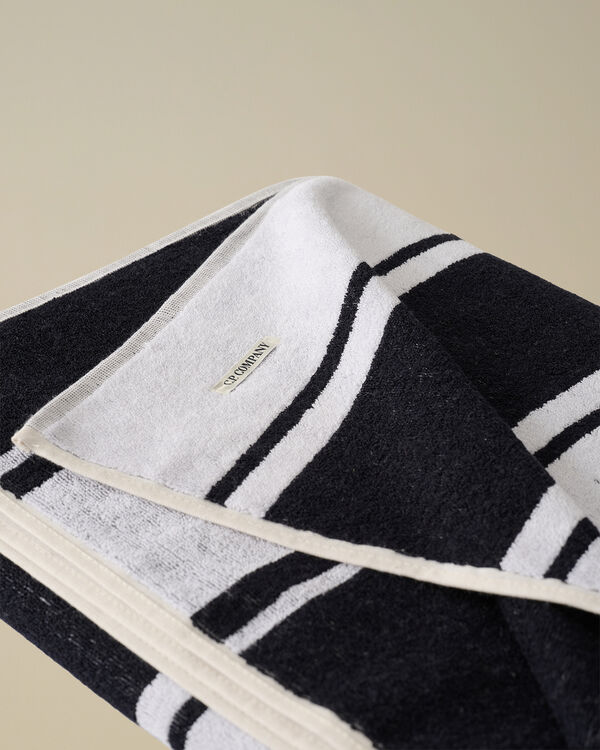C.p. Company Cotton Beach Towel GAUZE WHITE