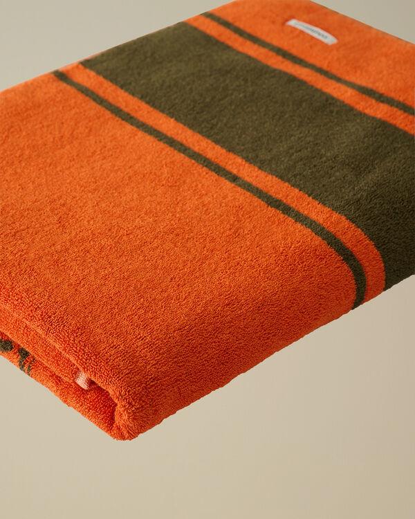 C.p. Company Cotton Beach Towel GOLD FLAME - ORANGE
