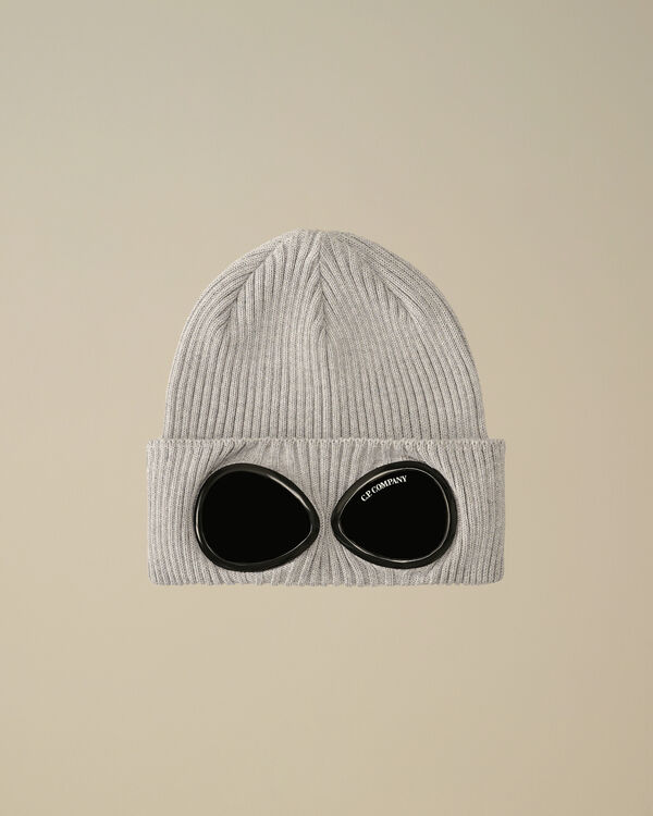 c.p. company Cotton Goggle Beanie GREY MELANGE