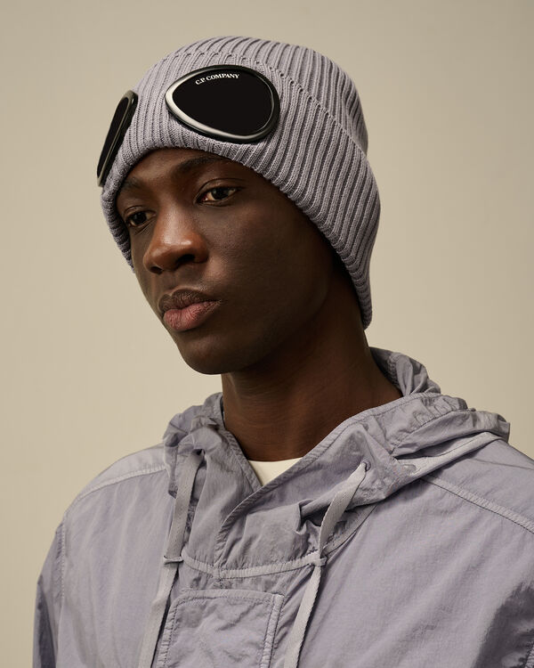 C.p. Company Cotton Goggle Beanie LAVANDER VIOLET