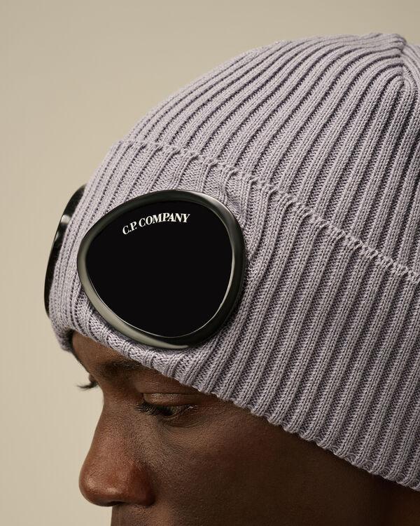 C.p. Company Cotton Goggle Beanie LAVANDER VIOLET