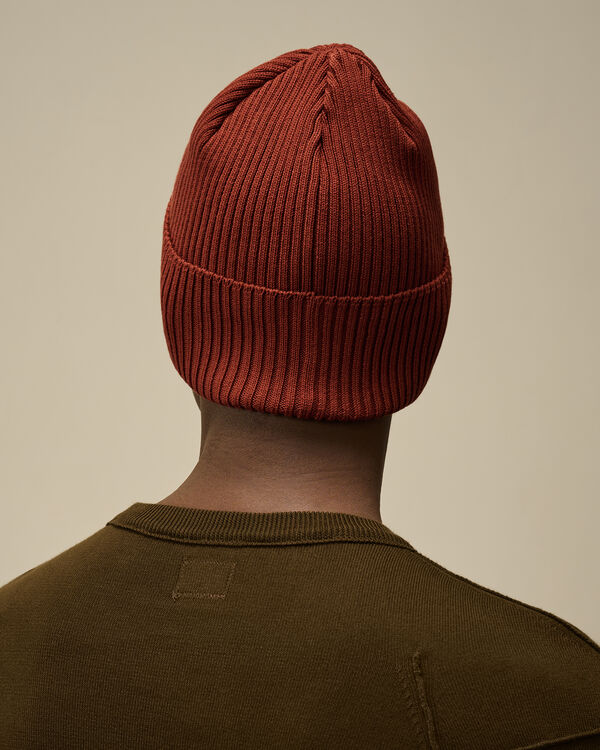C.p. Company Cotton Goggle Beanie SABLE - BROWN