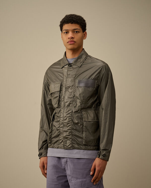 C.p. Company CS II Logo Overshirt SMOKED PEARL - GREY