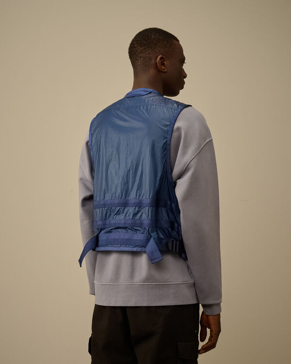 C.p. Company CS II Logo Vest OCEANA - BLUE