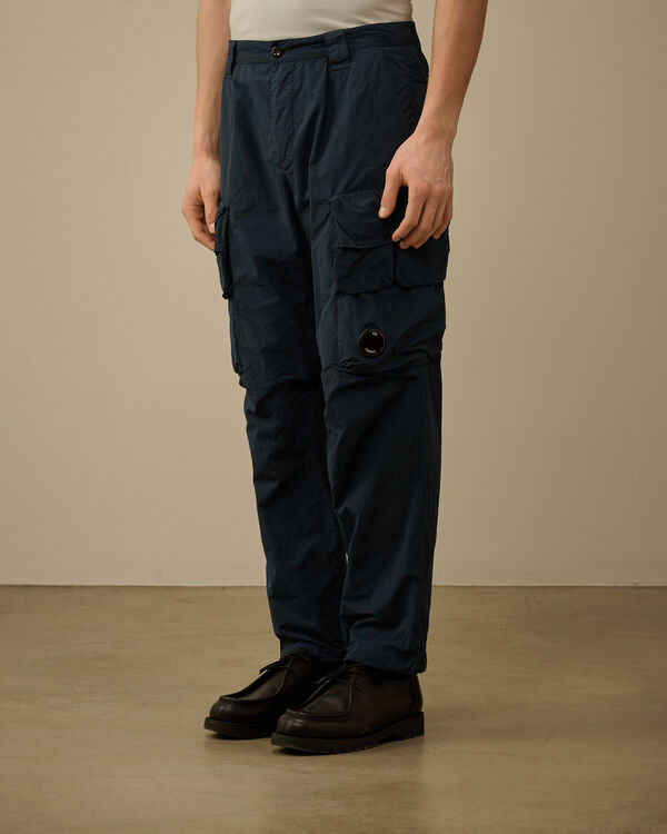 C.p. Company Flatt Nylon Cargo Pants INDIA INK – BLUE