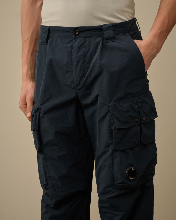 C.p. Company Flatt Nylon Cargo Pants INDIA INK – BLUE