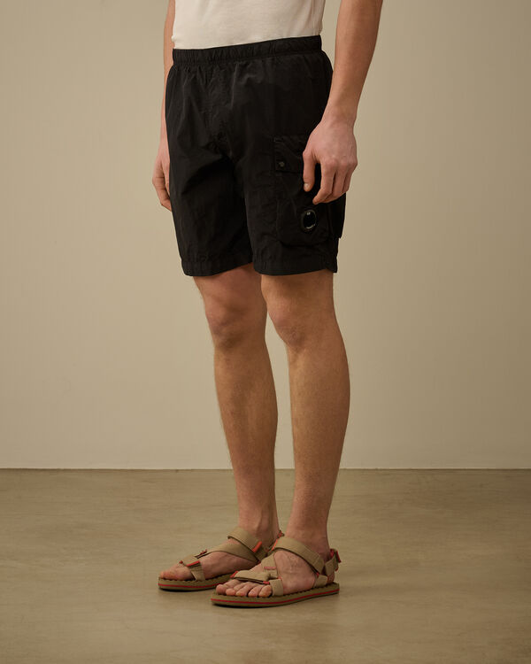 C.p. Company Flatt Nylon Cargo Swim Shorts BLACK