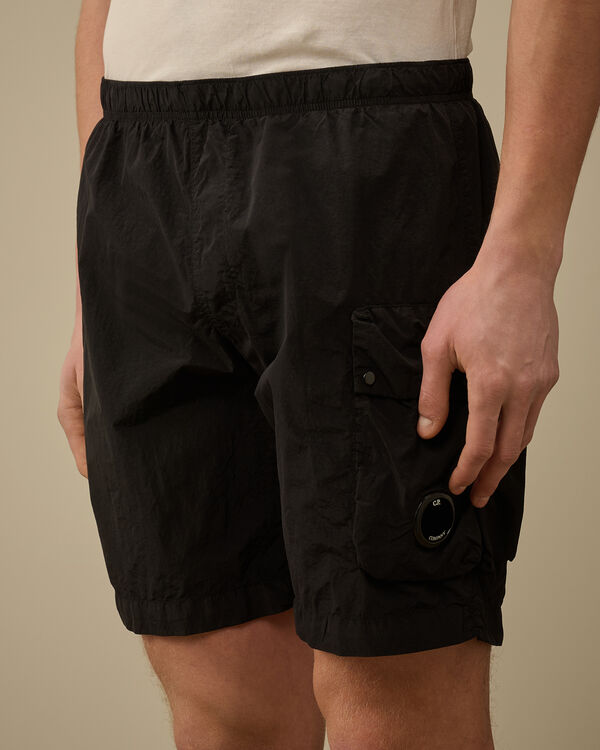 C.p. Company Flatt Nylon Cargo Swim Shorts BLACK