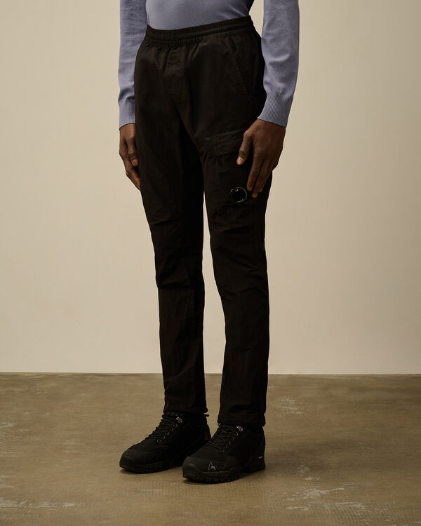 C.p. Company Flatt Nylon Regular Cargo Pants BLACK