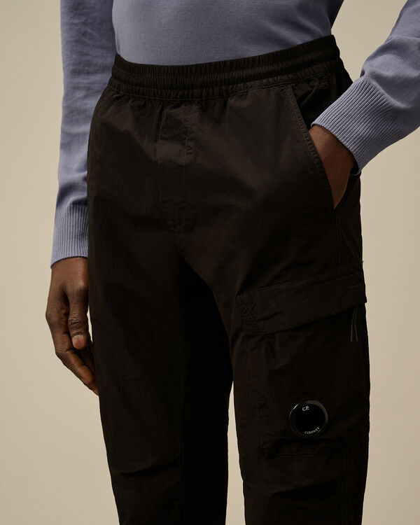 C.p. Company Flatt Nylon Regular Cargo Pants BLACK