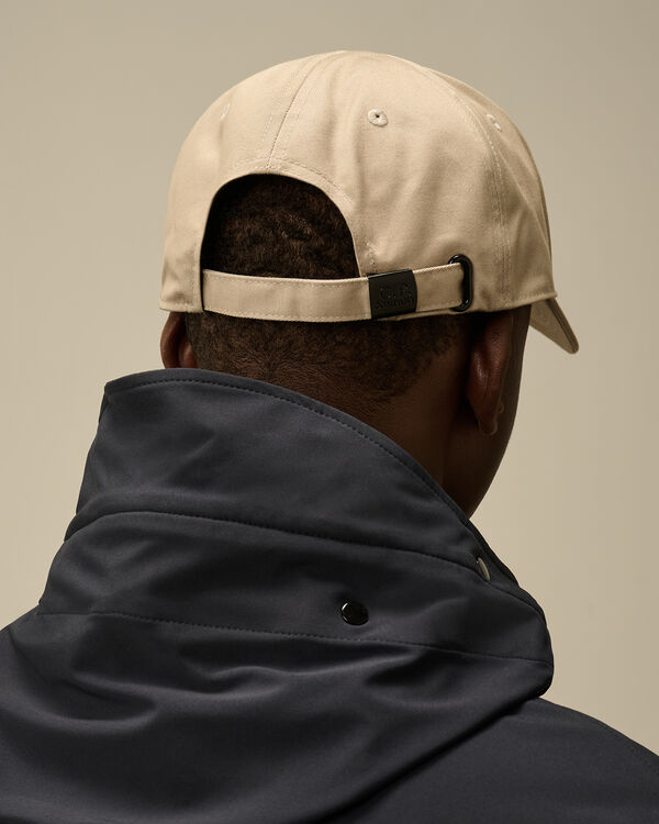 C.p. Company Gabardine Logo Cap VINTAGE KHAKI - BEIGE