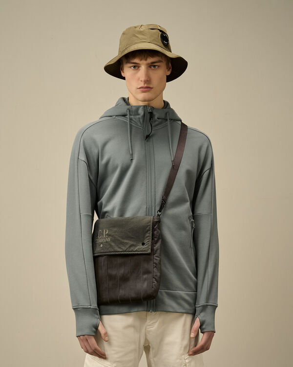 C.p. Company Herringbone Logo Bag SMOKED PEARL - GREY