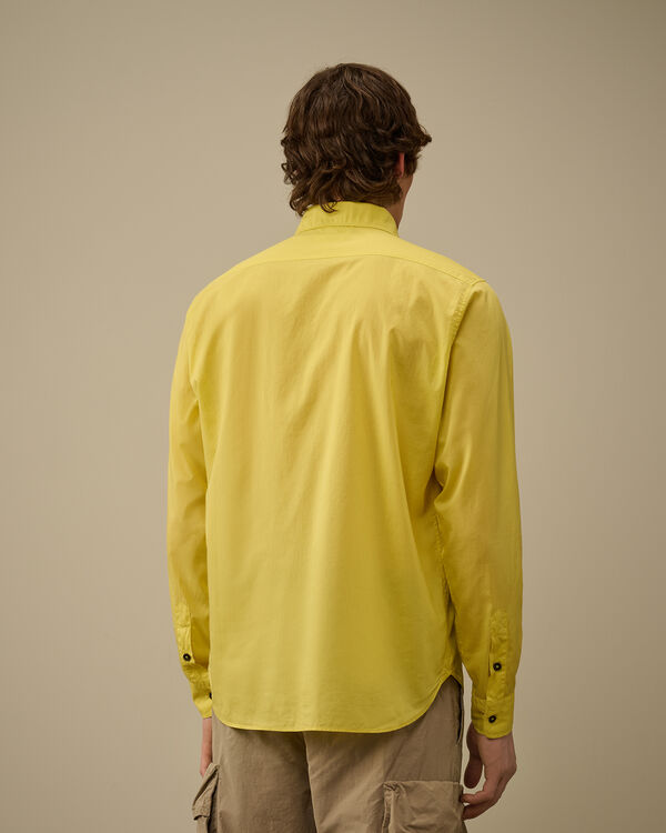 C.p. Company Light Mussola Shirt CRESS GREEN - YELLOW