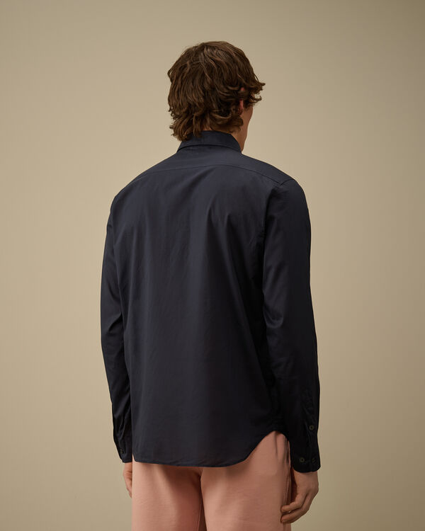 C.p. Company Light Mussola Shirt TOTAL ECLIPSE - BLUE