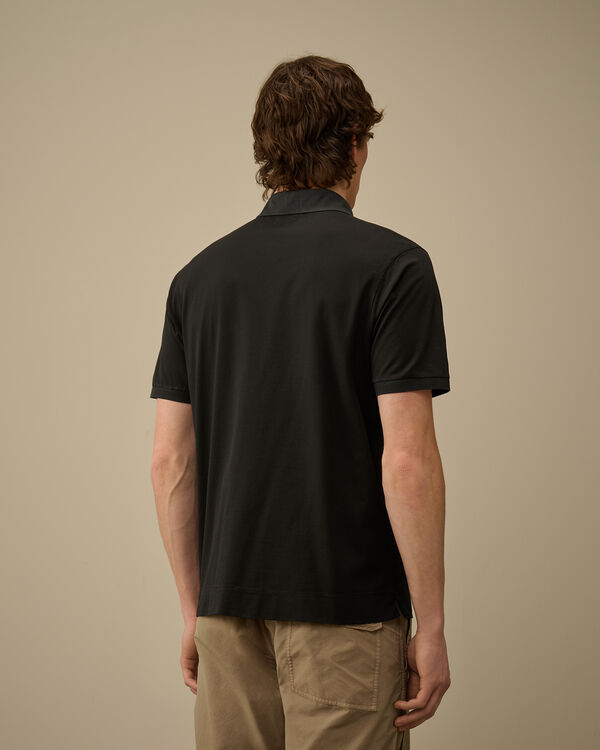 C.p. Company Micronet Jersey Polo BLACK
