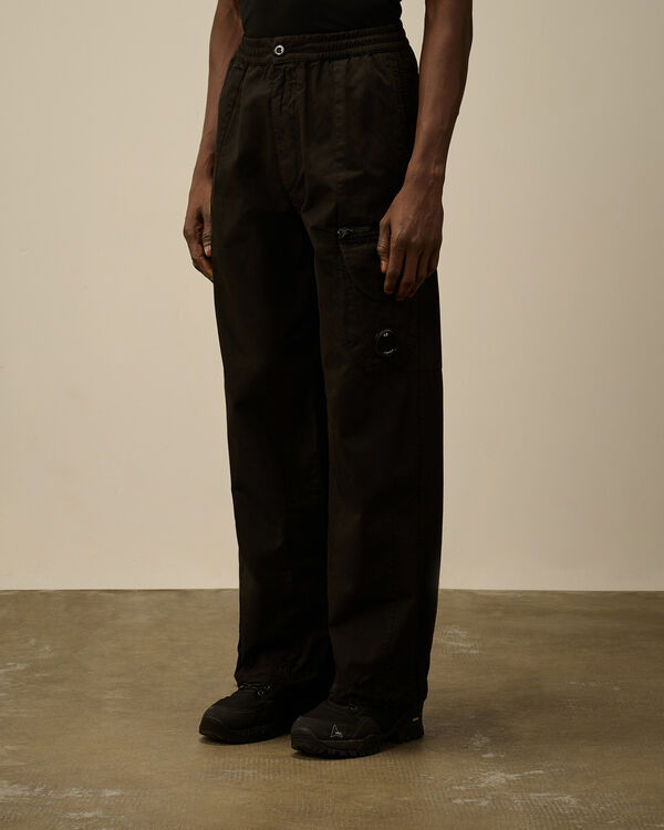 C.p. Company Microreps Boxy Cargo Lens Pants BLACK