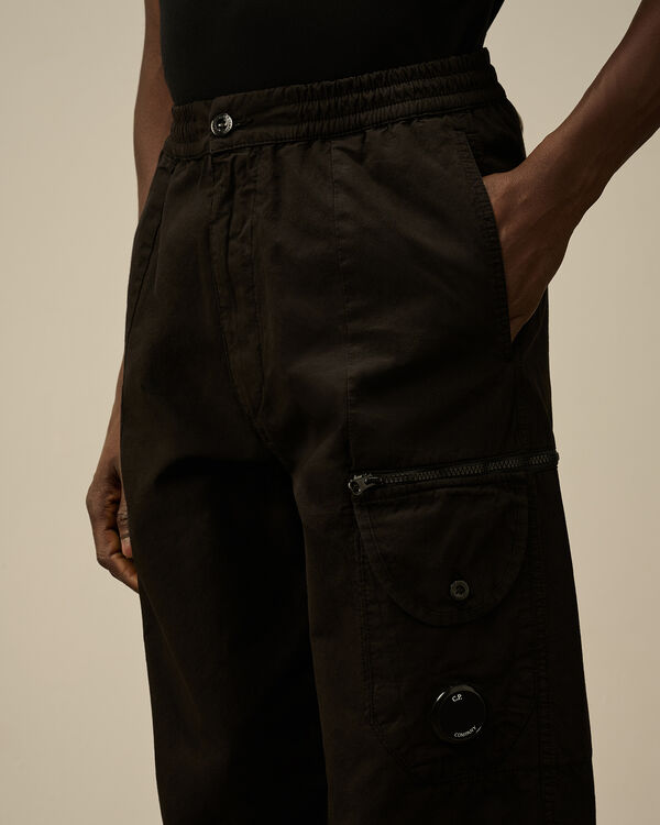 C.p. Company Microreps Boxy Cargo Lens Pants BLACK
