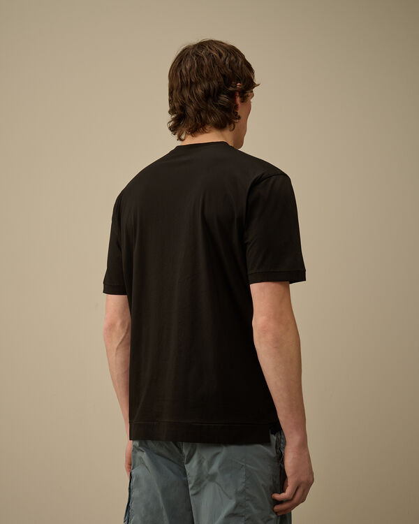 C.p. Company No Gravity Jersey Logo T-Shirt BLACK