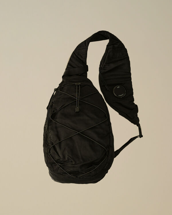 c.p. company Nylon B Crossbody Rucksack BLACK
