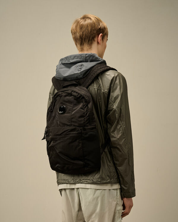 C.p. Company Nylon B Lens Backpack BLACK