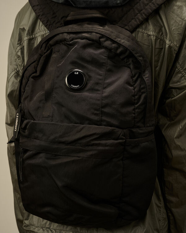C.p. Company Nylon B Lens Backpack BLACK