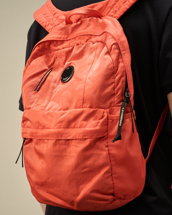 C.p. Company Nylon B Lens Backpack POINCIANA - ORANGE