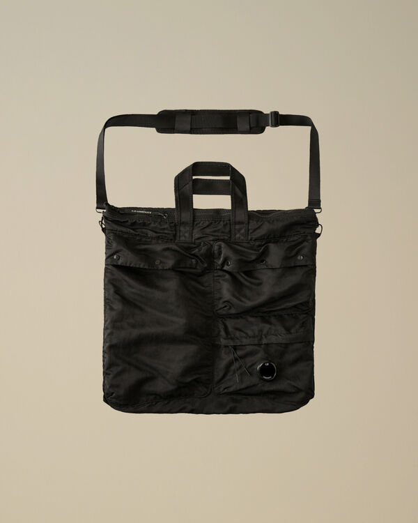 c.p. company Nylon B Lens Tote Bag BLACK