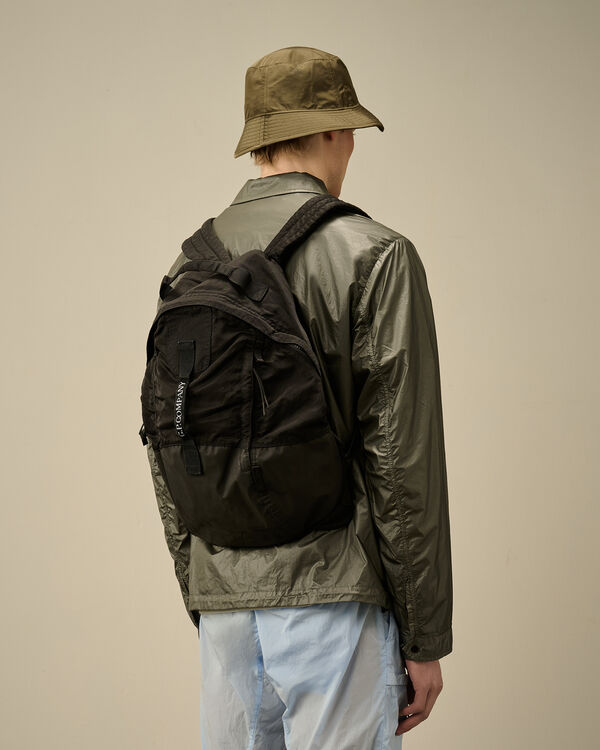 C.p. Company Nylon B Rounded Backpack BLACK