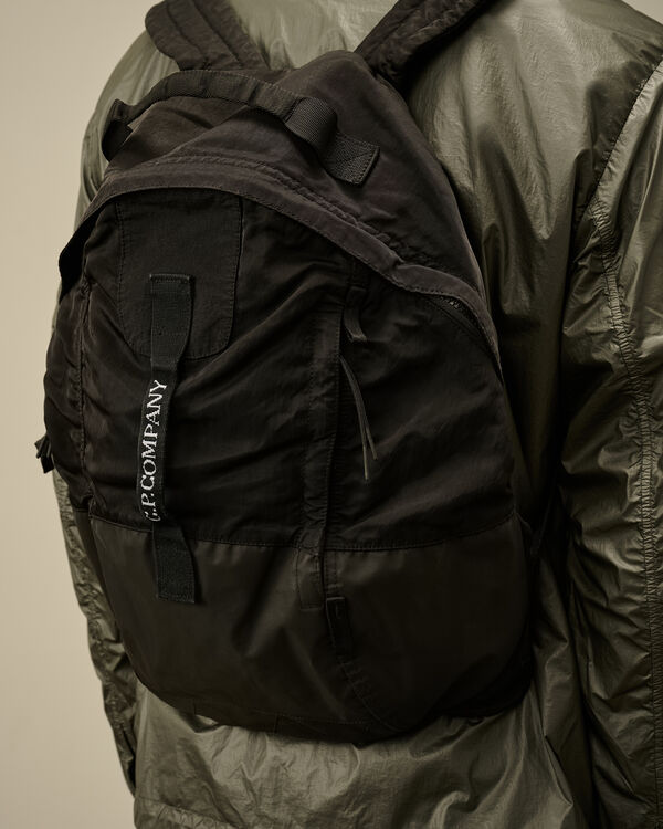 C.p. Company Nylon B Rounded Backpack BLACK