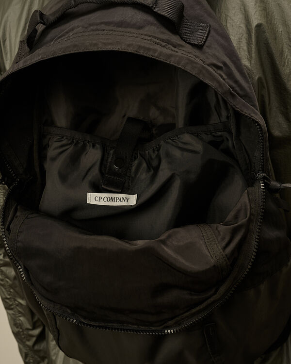 C.p. Company Nylon B Rounded Backpack BLACK