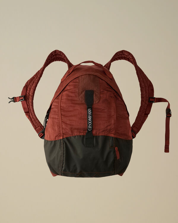 c.p. company Nylon B Rounded Backpack SABLE - BROWN
