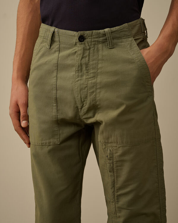 C.p. Company Ottoman Regular Pants THYME - GREEN