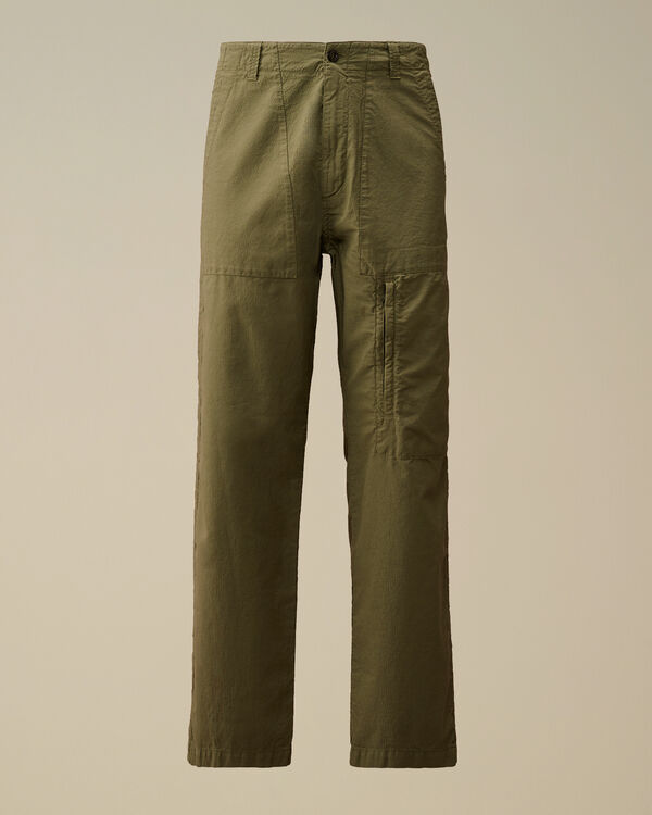 c.p. company Ottoman Regular Pants THYME - GREEN