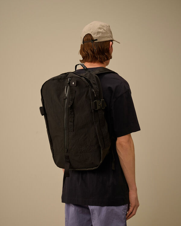 C.p. Company Plain Paper Touch Travel Bag BLACK