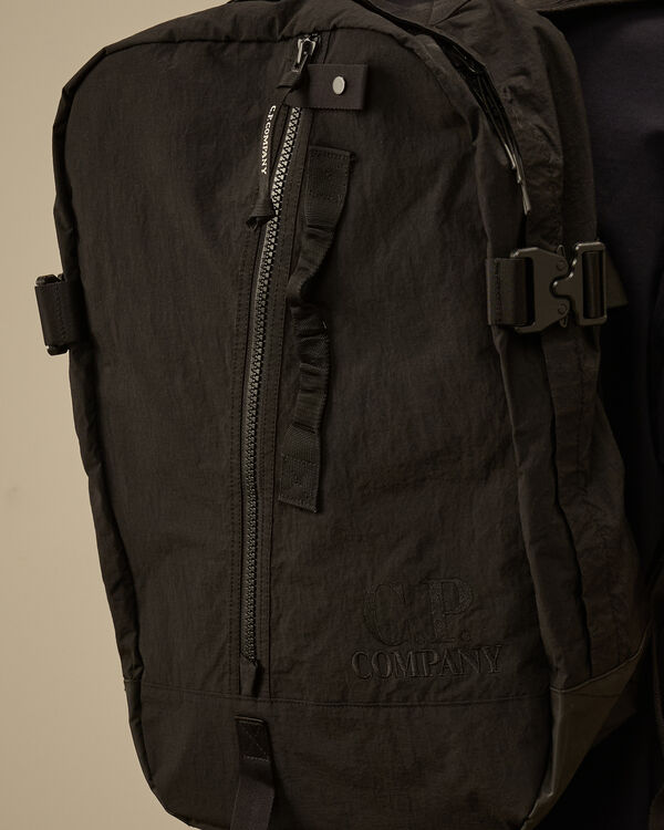 C.p. Company Plain Paper Touch Travel Bag BLACK