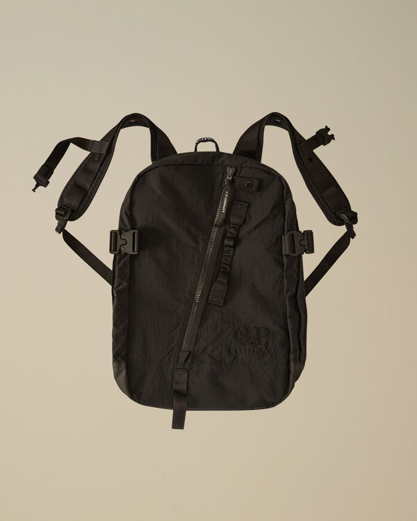 c.p. company Plain Paper Touch Travel Bag BLACK