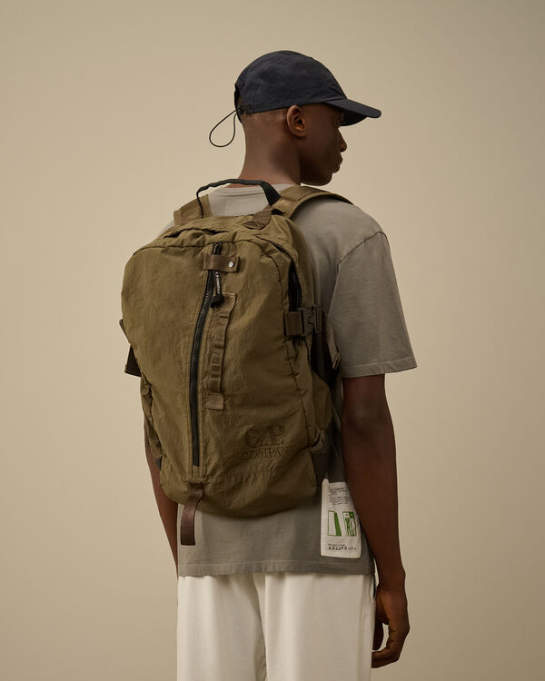 C.p. Company Plain Paper Touch Travel Bag IVY GREEN