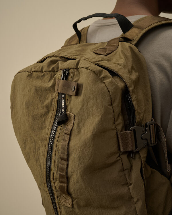 C.p. Company Plain Paper Touch Travel Bag IVY GREEN