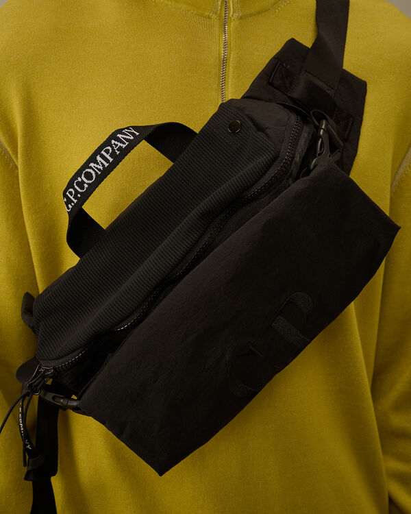 C.p. Company Plain Paper Touch Waistbag BLACK